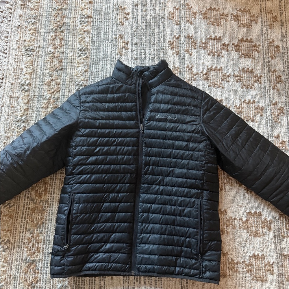 Eddie Bauer Black Puffer Jacket Men’s